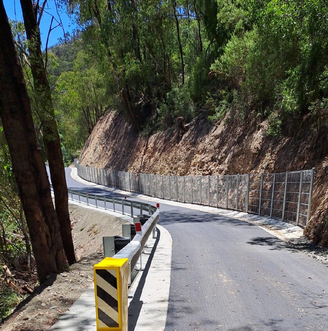 Landslip fixed in Walhalla