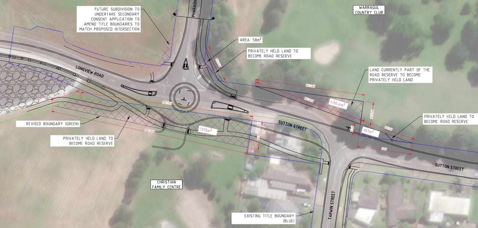 Land acquired for roundabout