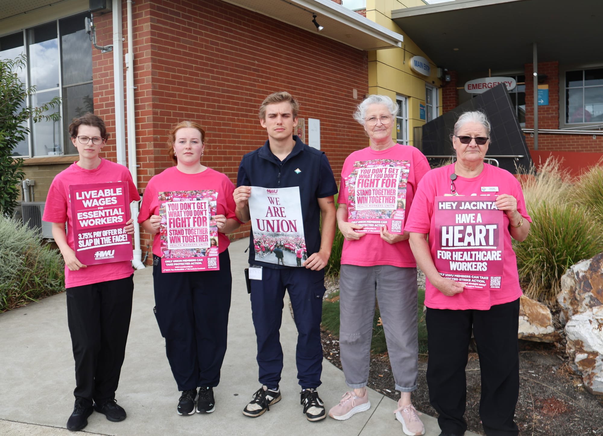 Health workers strike for better pay