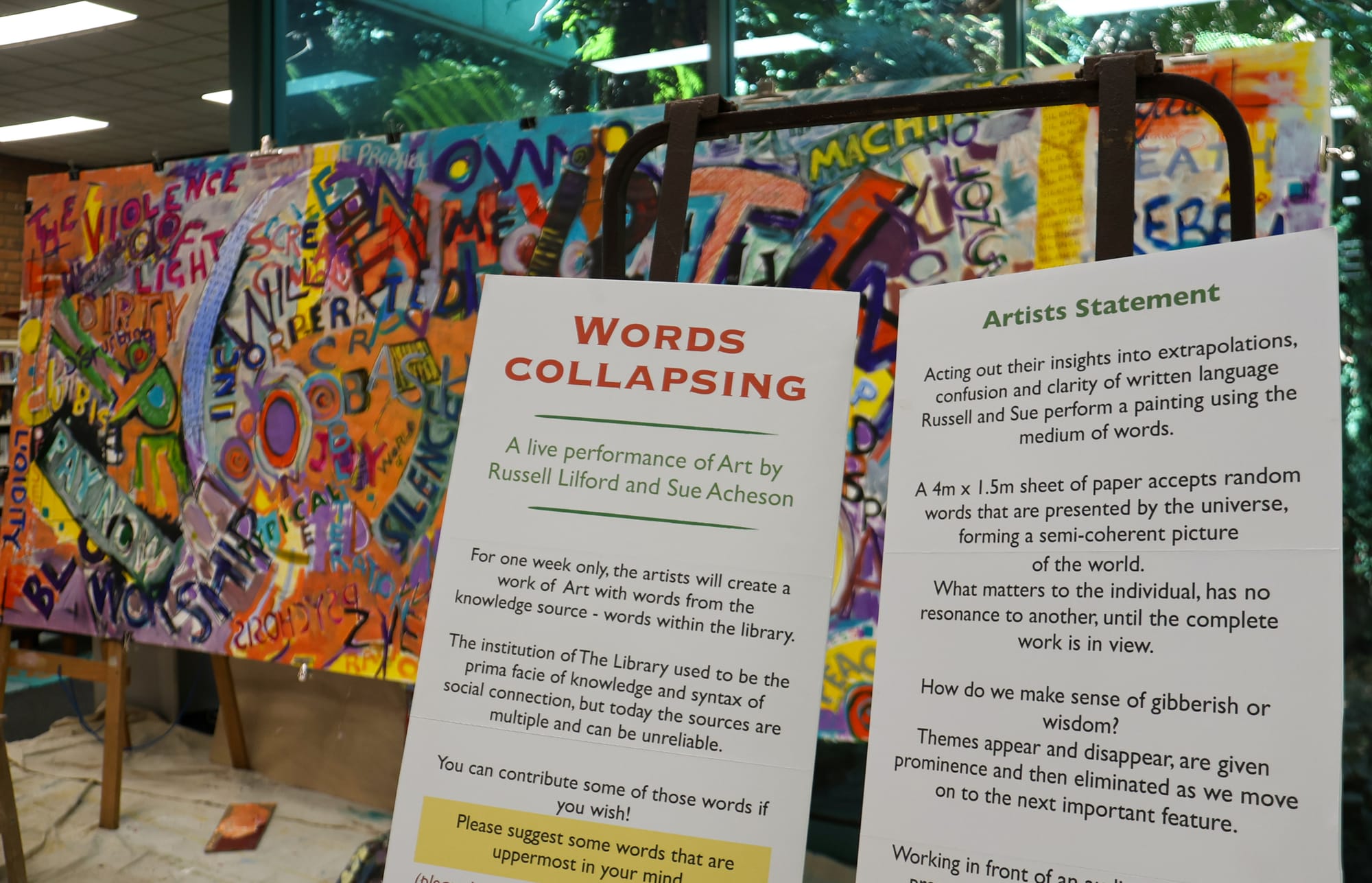 Power of words showcased in art