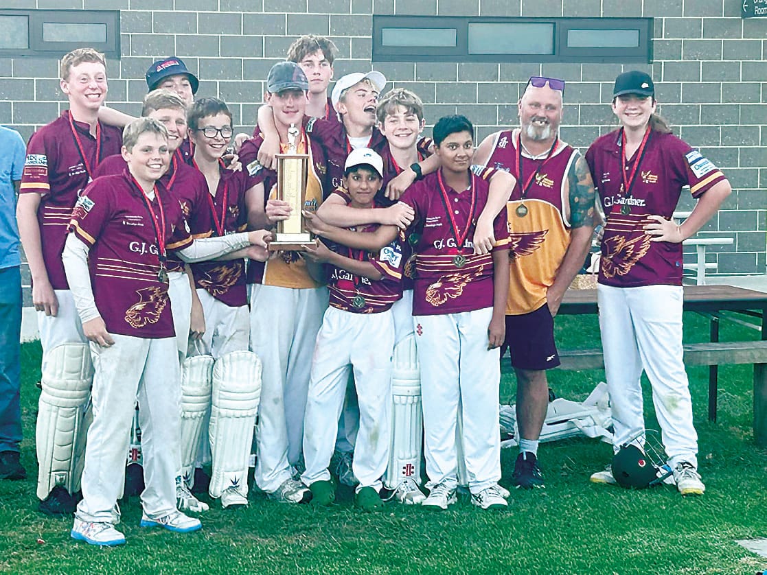 Junior cricket winners