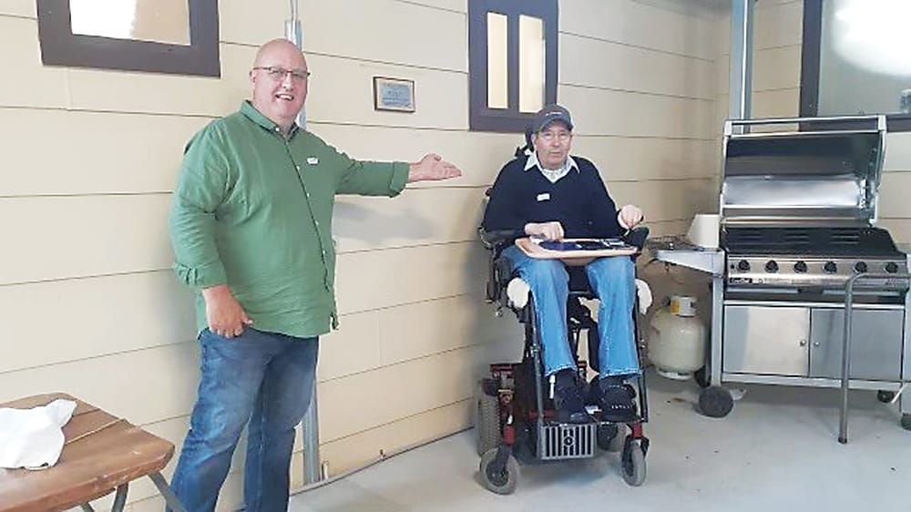 Community barbecue area finally opens post image