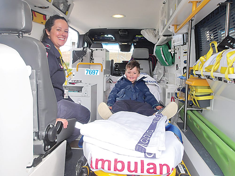 Paramedic visits St Paul's post image