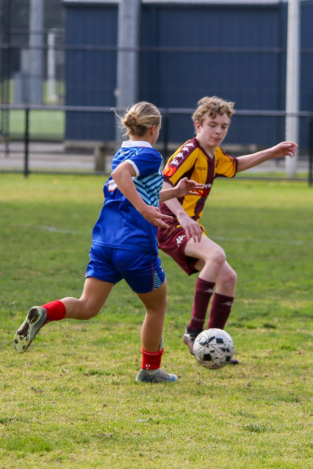 Gippsland Soccer League Under 14s Drouin Dragons Maroon Yellow vs Phillip Island Penguins post image