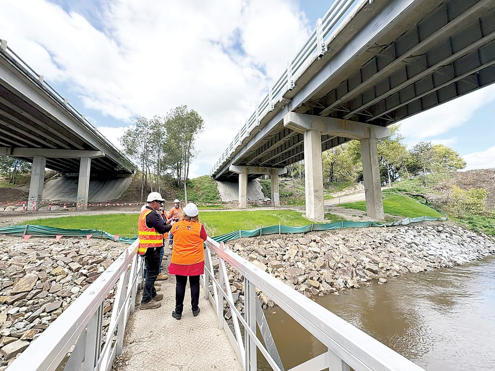 Bridge works strengthen heavy transport links post image