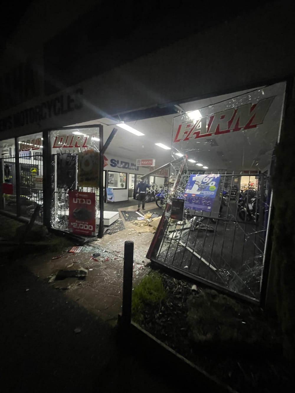 Smash and grab targets motorbikes post image