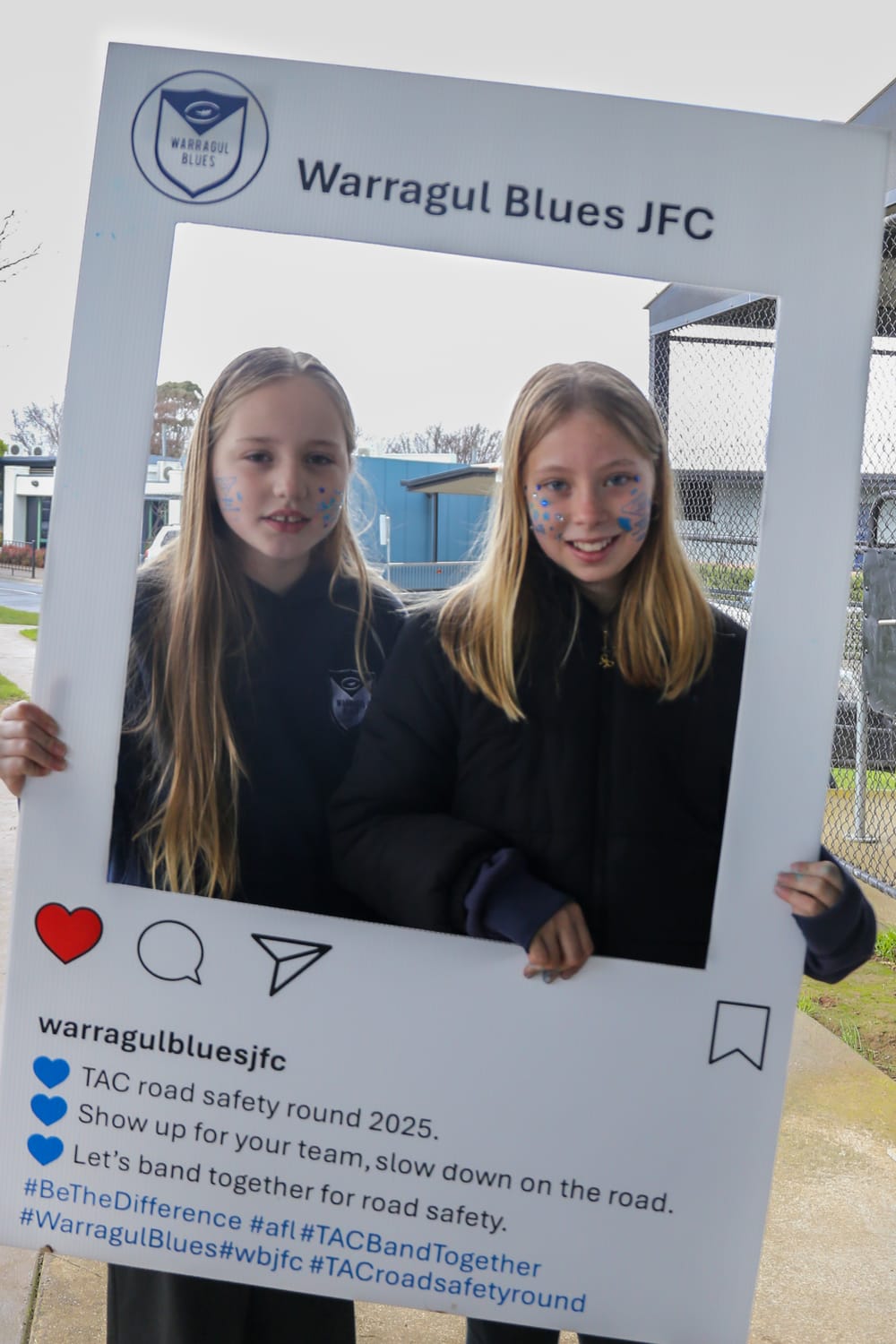 Clubs support road safety message post image