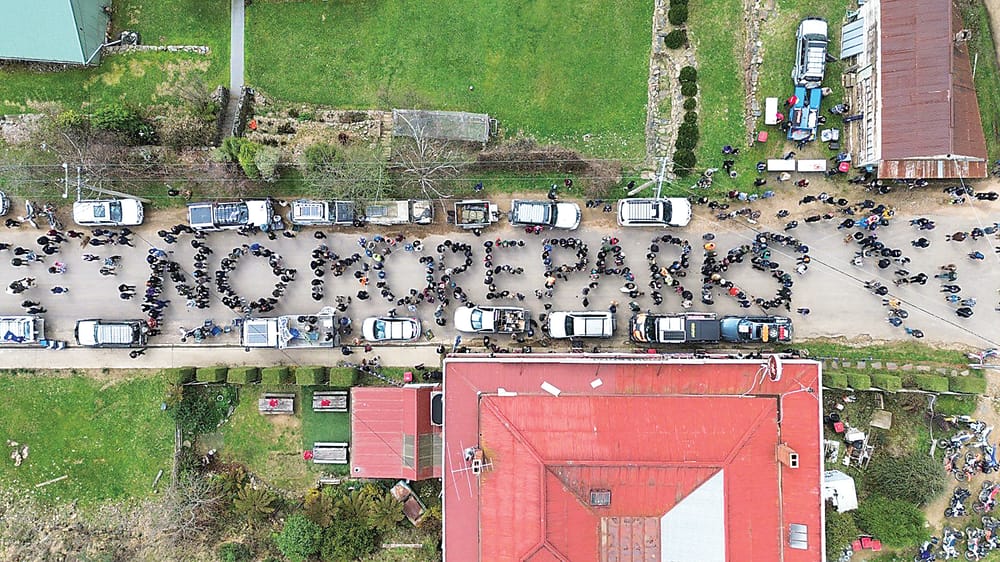 Woods Point protest rally swamps town post image