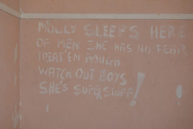 House with old messages post image