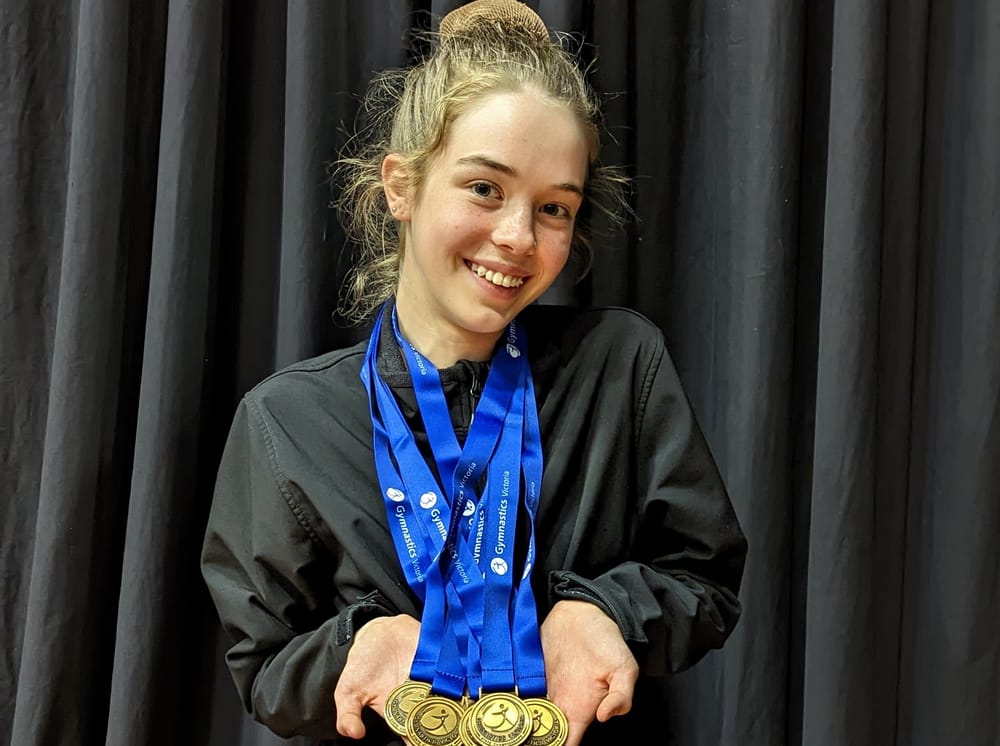 Sabine wins five gold post image