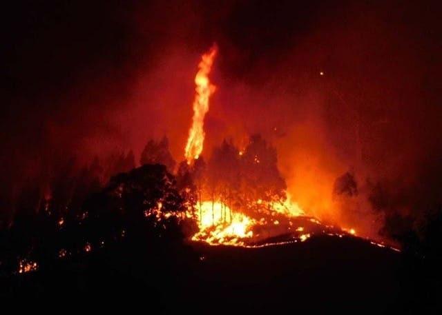 Rain eases fire threat post image