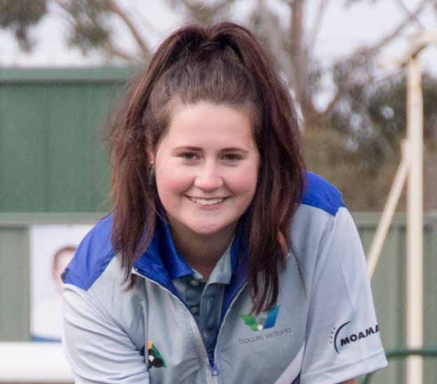 Sarah bowls over goals post image