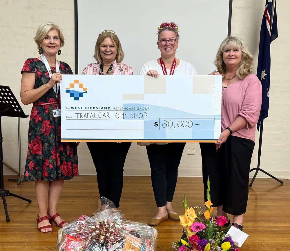 Op shop's big cheque post image