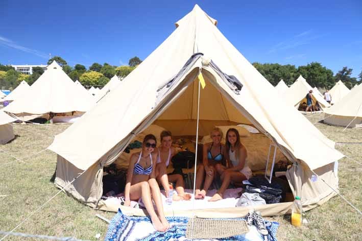 Tent city at Lardner post image