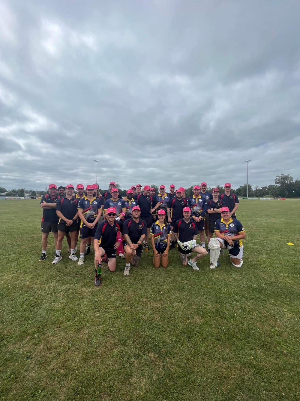 Crows' Pink Stumps "awesome" success post image