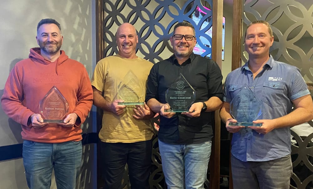 Four new life members for volleyball league post image