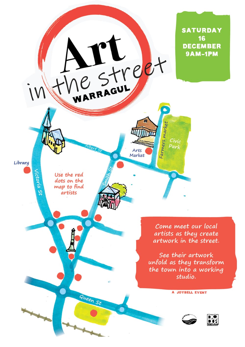 Artists at work across Warragul post image