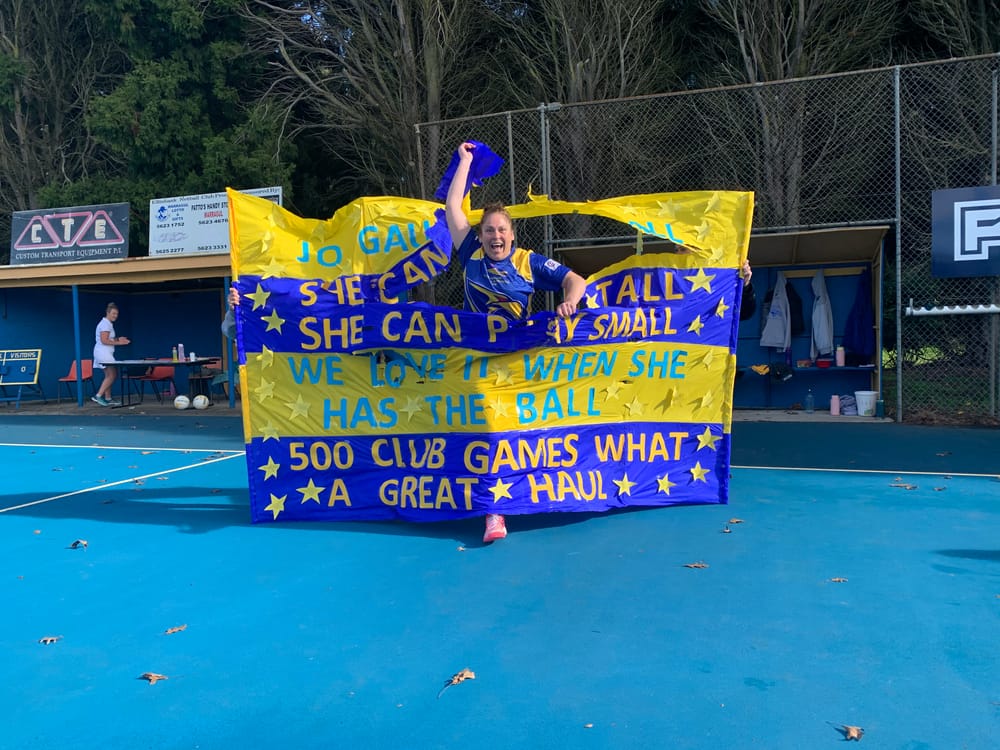 Jo Gaul achieves 500 games for Ellinbank post image