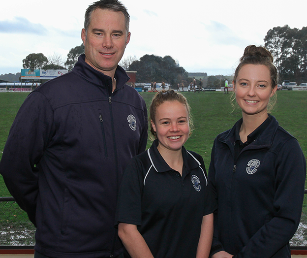 Female umpires make Gippy League history post image