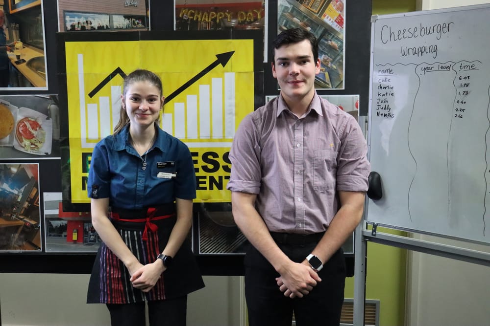 Students promote VCAL jobs post image