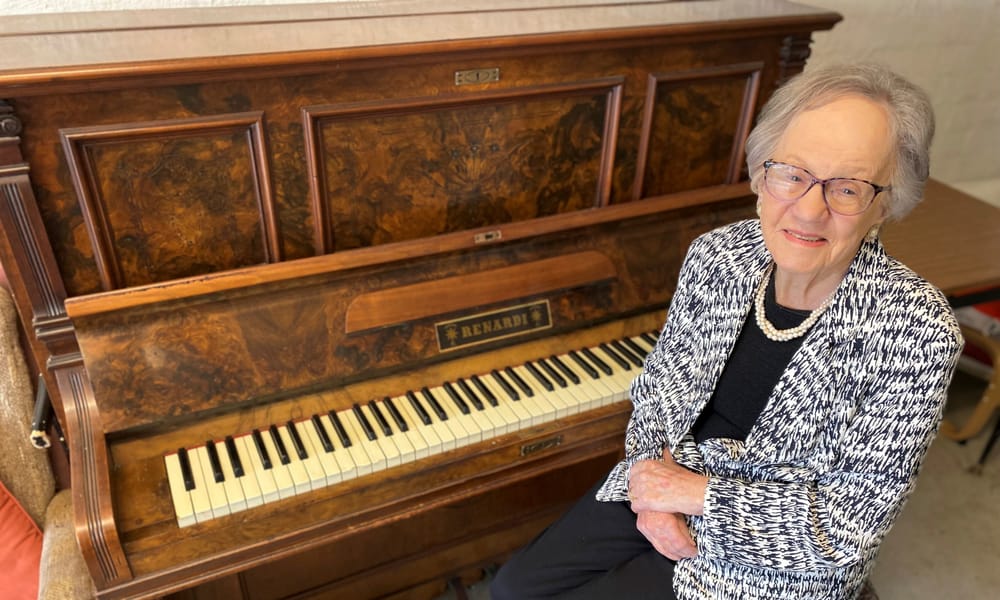 Piano gifts Claire Henshall a life of music post image