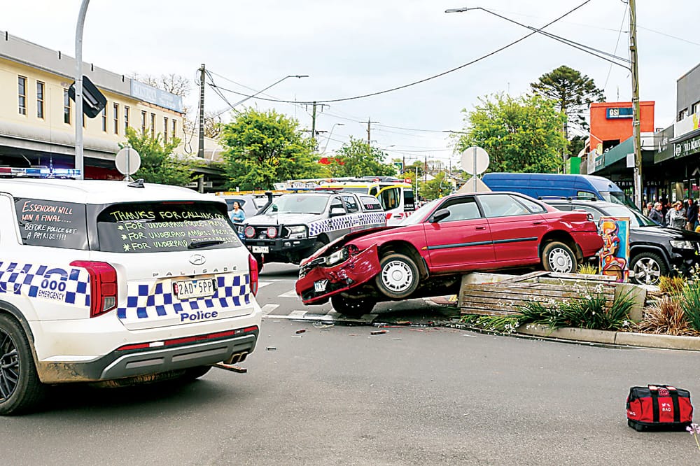 Pedestrian hit on footpath post image