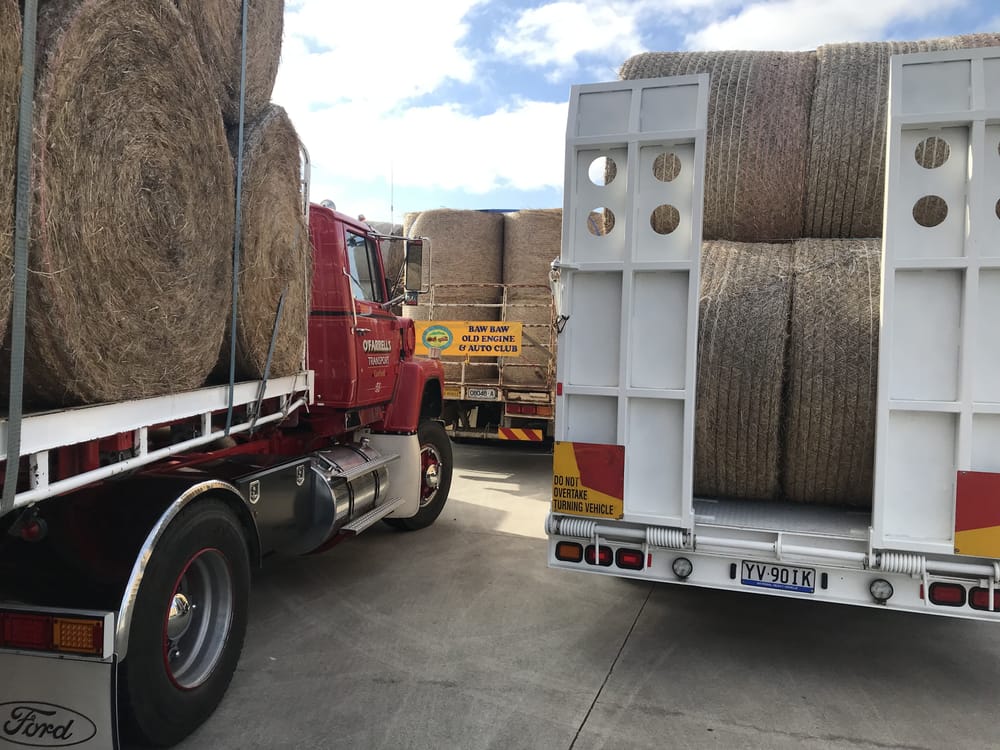 Convoy of hay supplies for Rochester farmers post image