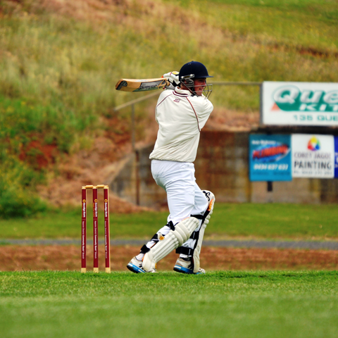 Callum's strong century post image
