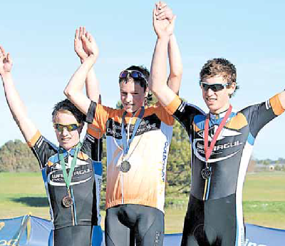 Podium finish for Jayden, Jack and Cy post image