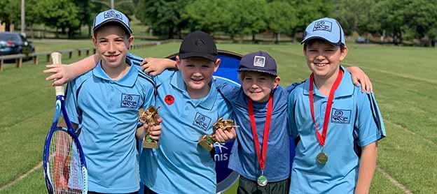 Doubles tennis post image