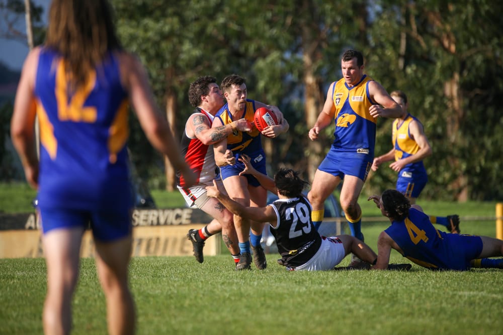 Heavyweights clash in Ellinbank District footy post image