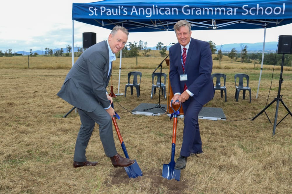Turning of the sod at St Paul's post image