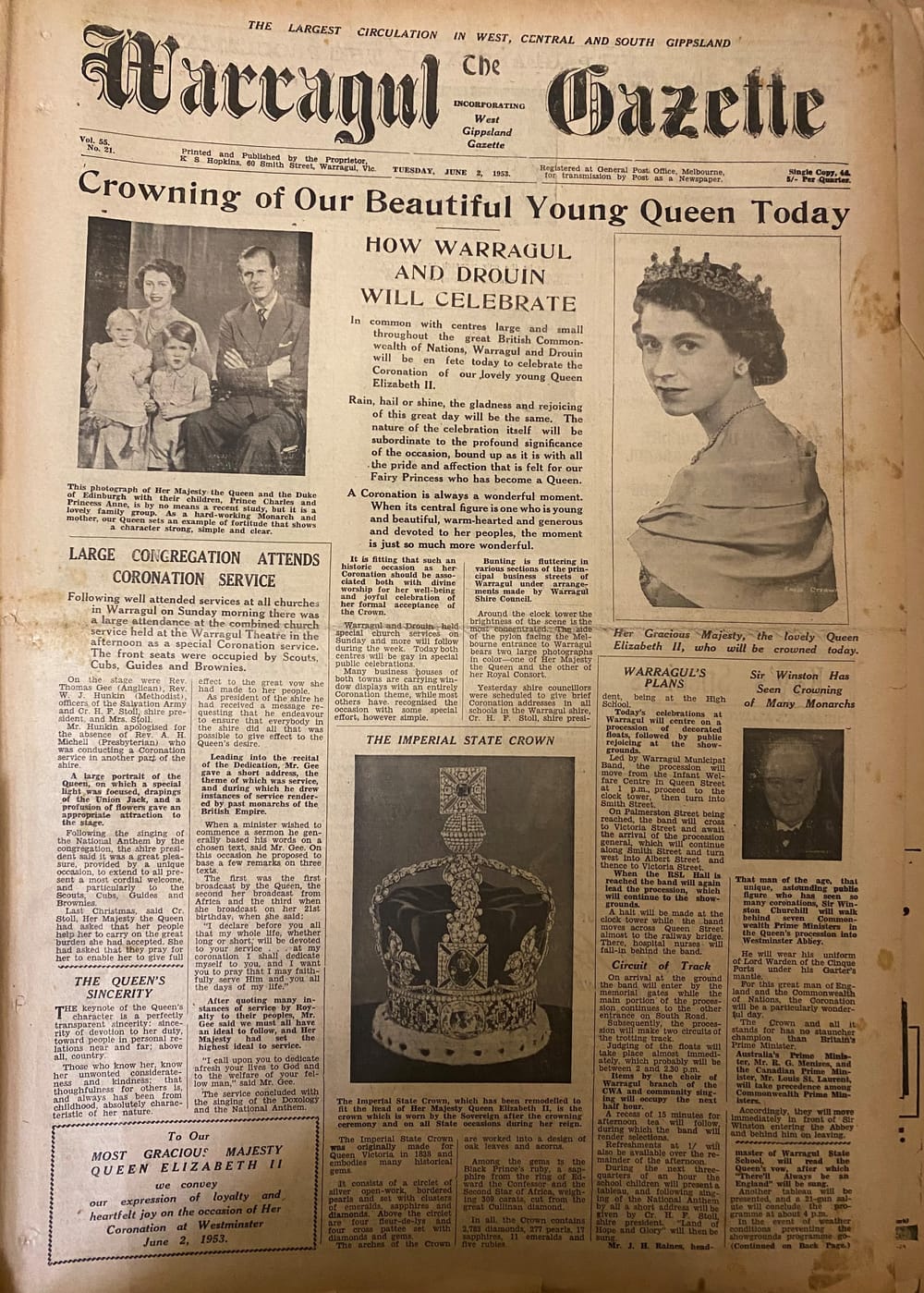 Looking back to the Queen's coronation post image