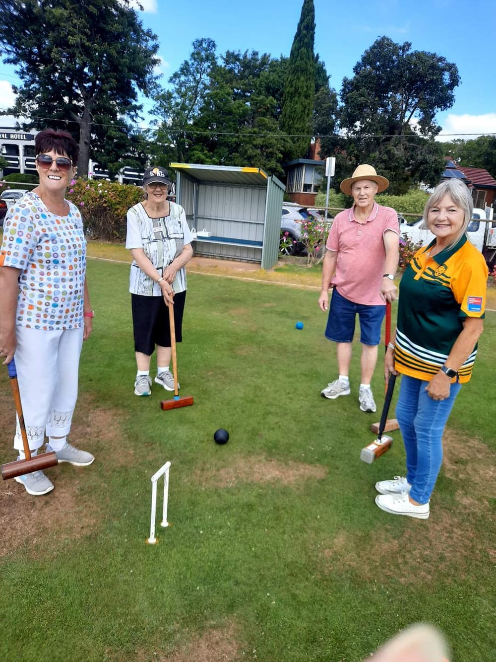 Probus enjoy croquet post image