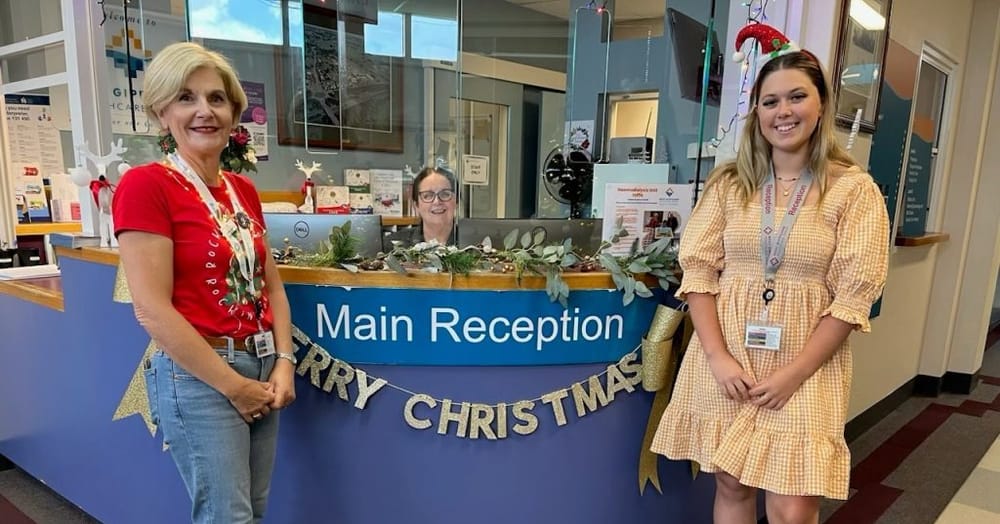 Hospital staff get creative to lift spirits for Christmas post image