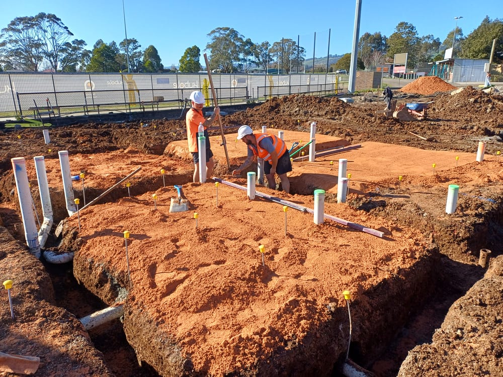 Pavilion takes shape at Dowton Park post image