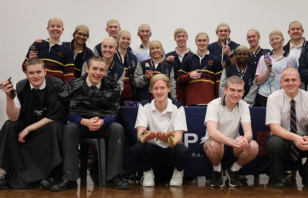 Bald humour plays out for greatest shave post image