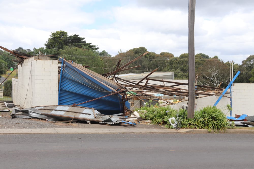 Thorpdale battered by storm post image