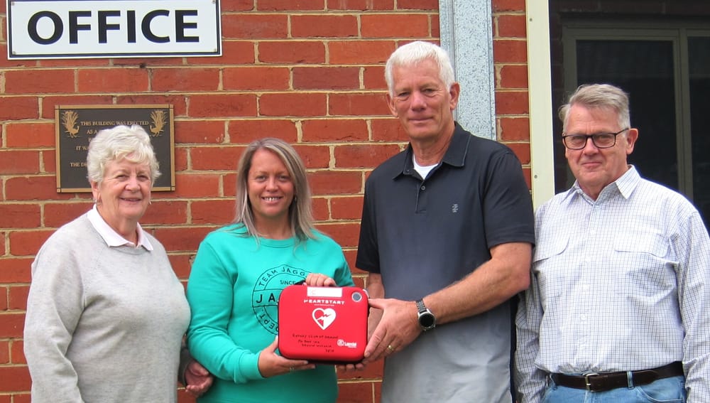 Defib installed at cemetery post image