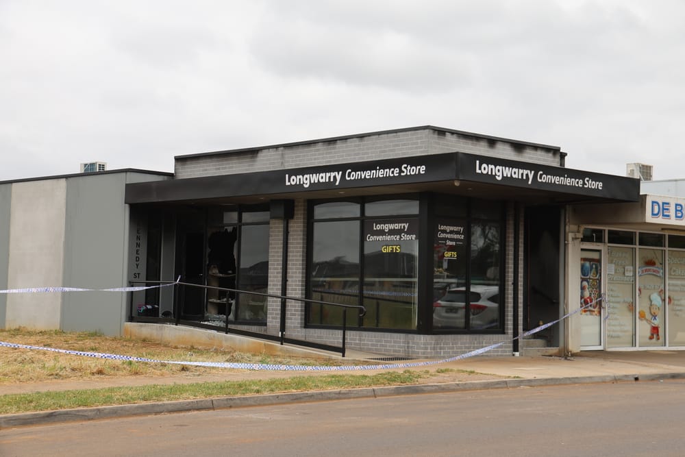 Suspicious shop fire post image