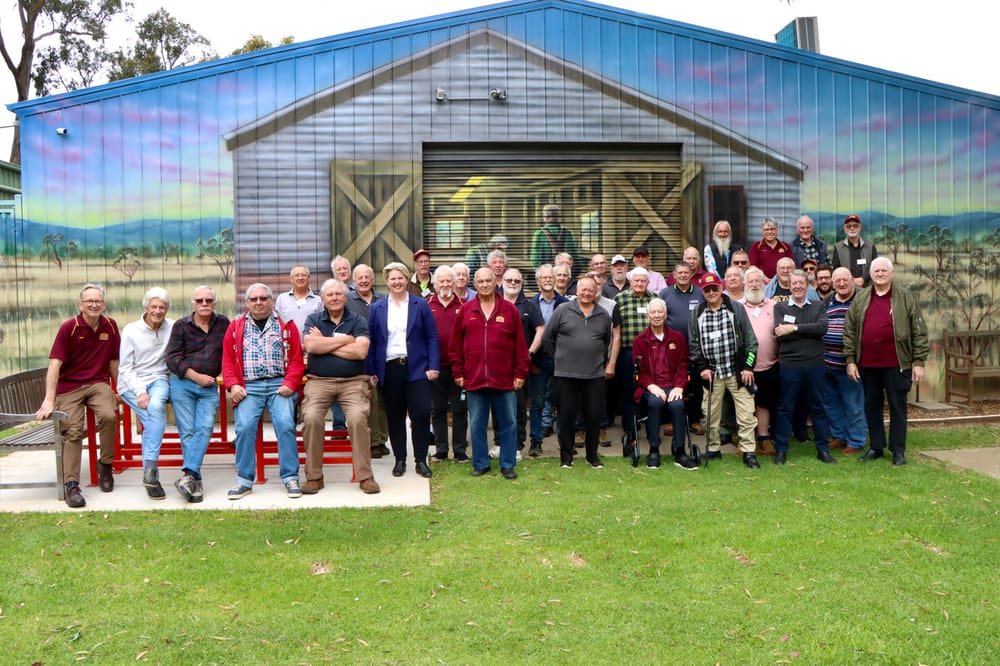 Drouin Men's Shed Mural - December 16, 2025 post image