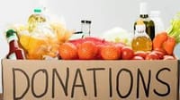 Donate food at the kiosk post image