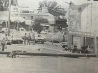 Snapshot of the past - pole fallen across Alfred St post image