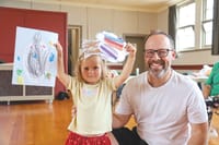 Kids create at art workshop post image