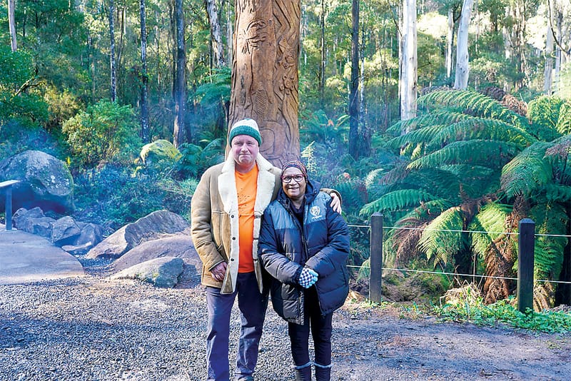 Carving brings cultural artwork to life at falls post image