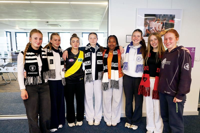 Sporting loyalties on show post image