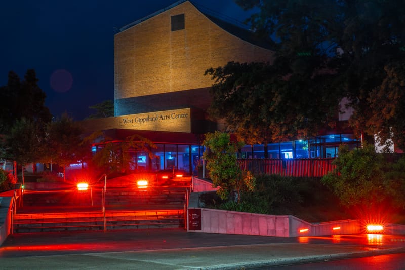 Lighting up in support post image