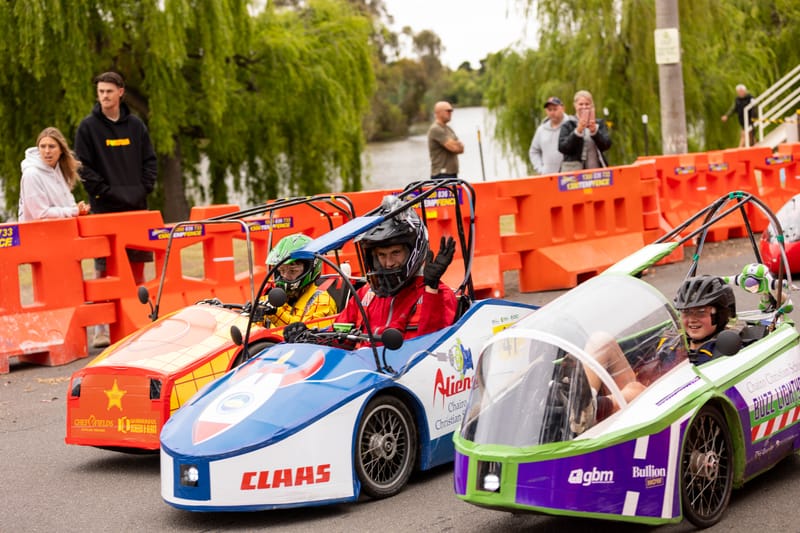 Chairo students race three energy efficient vehicles post image