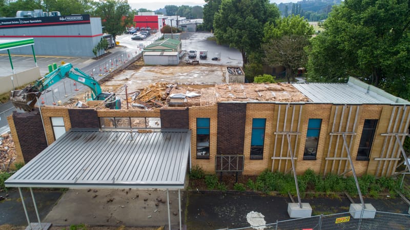 Warragul Exhibition Hall Front Wall Demolition post image