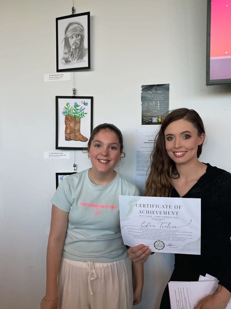 Aspiring artists exhibition on display at WGAC post image